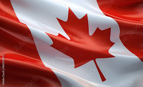 Canadian Flag Wave for canada Day or Independence Day of canada