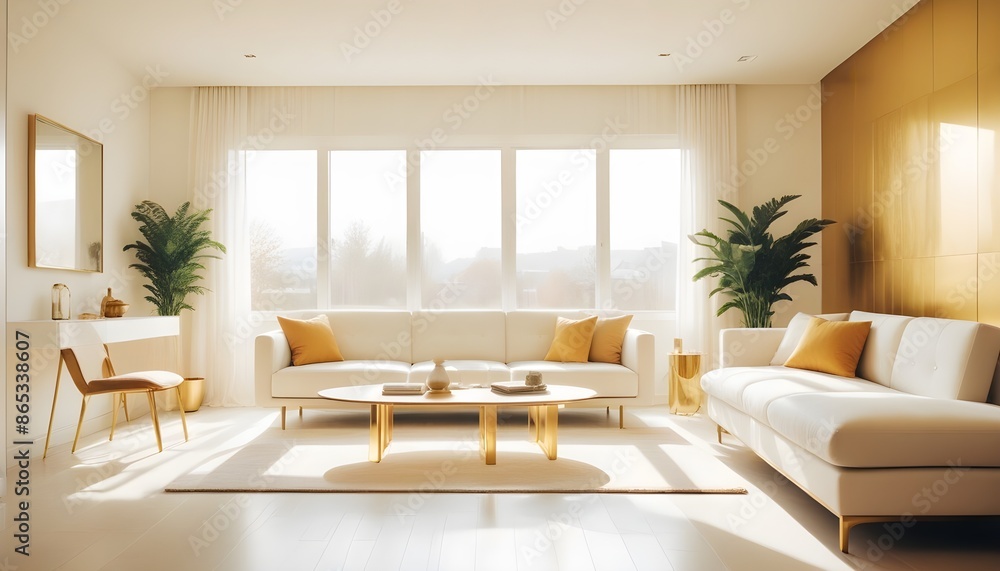 Photo interior modern design room 3d illustration Photo interior modern design room 3d illustration