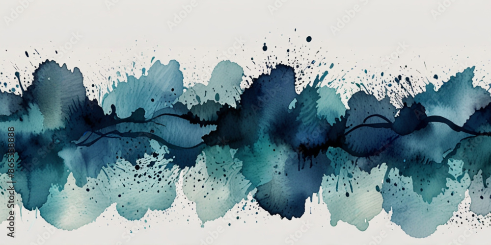 Obraz premium Abstract texture background watercolor illustration