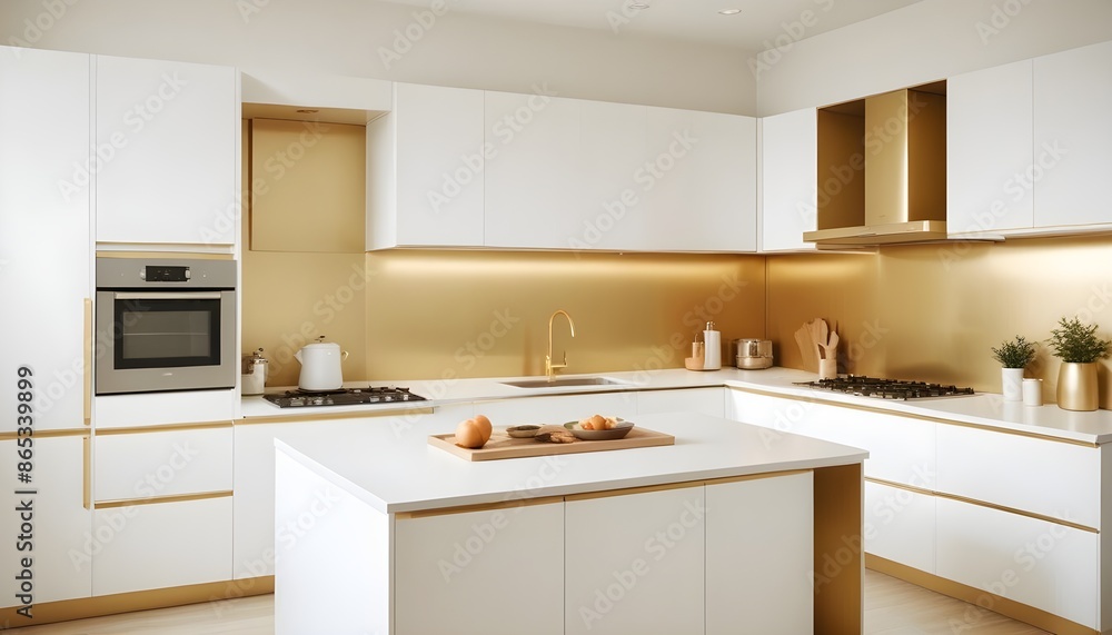 Fototapeta premium Photo interior modern design room 3d illustration