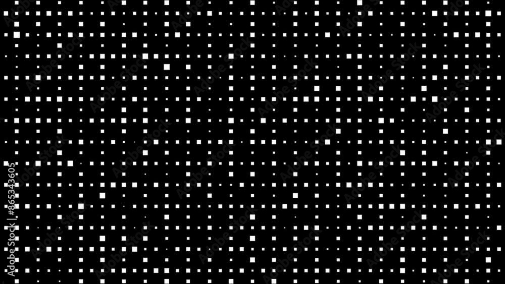 4 loopable motion graphics animation set, random squares shapes, geometric black and white backgrounds. 4 loopable motion graphics animation set, random squares shapes, geometric black and white backgrounds.