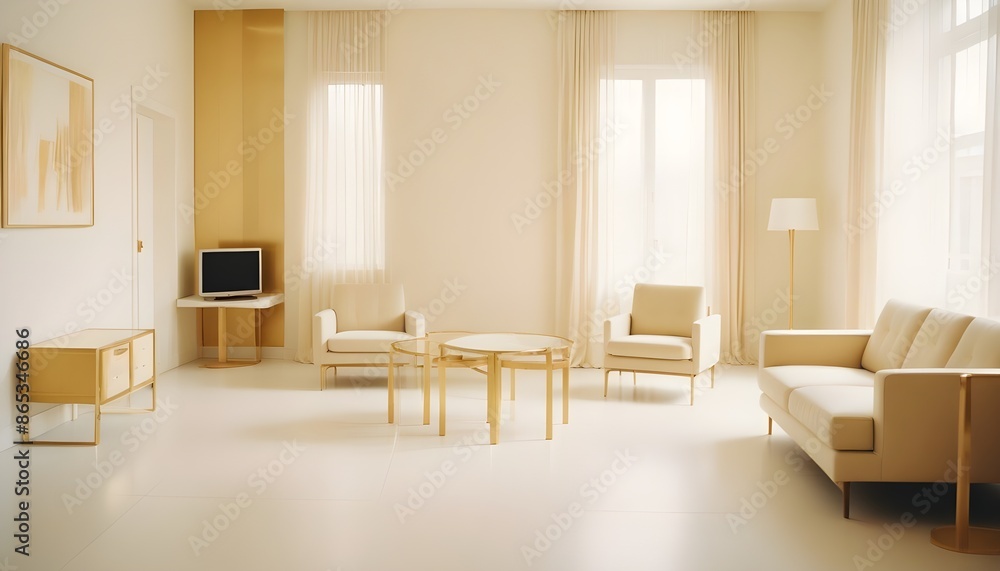 Photo interior modern design room 3d illustration Photo interior modern design room 3d illustration