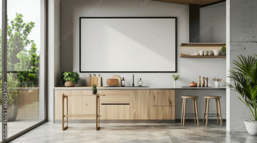 Frame mockup living room wall poster mockup. Interior mockup with house background. Modern interior design. 3D render Frame mockup living room wall poster mockup. Interior mockup with house background. Modern interior design. 3D render