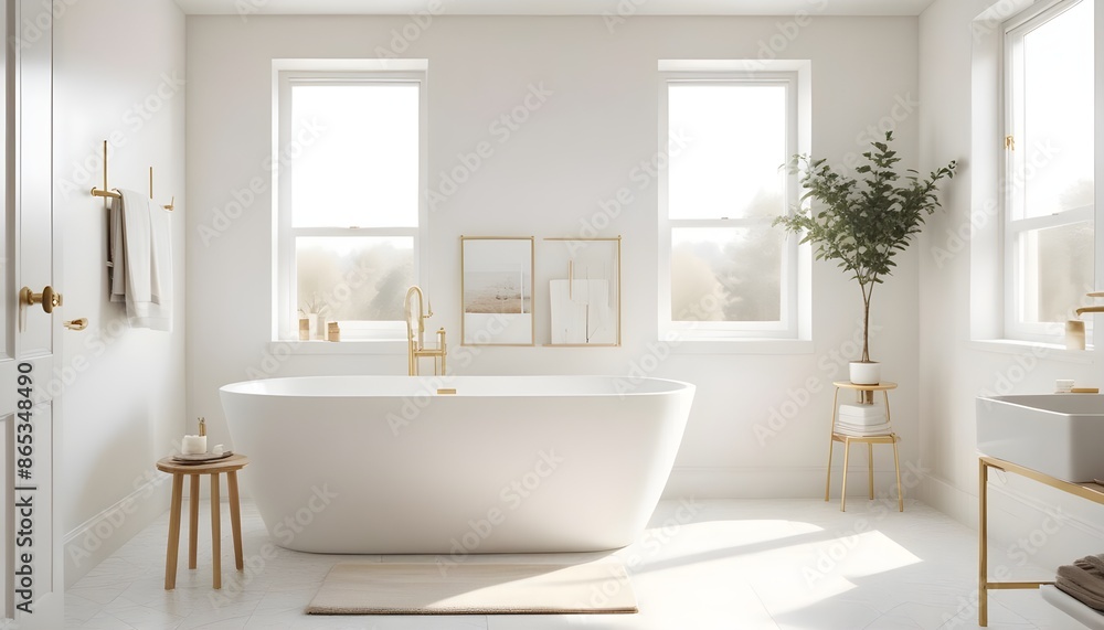Photo interior modern design room 3d illustration Photo interior modern design room 3d illustration