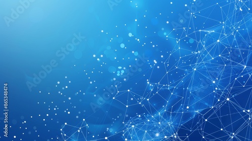 Wallpaper Mural Grid technology background in blue. Grid technology poster background. PPT, poster, banner, blue background. Torontodigital.ca