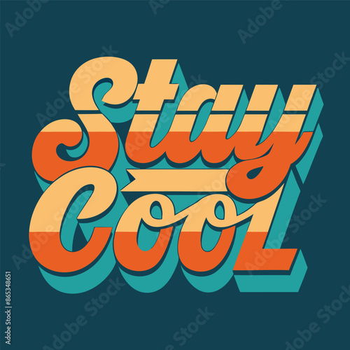 stay cool, ice, ice star, cool or freeze logo in stay cool type logo design Vector. Ai generate