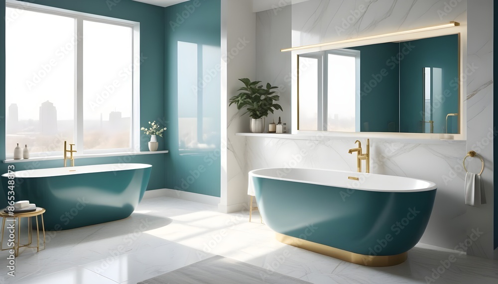 Photo interior modern design room 3d illustration Photo interior modern design room 3d illustration