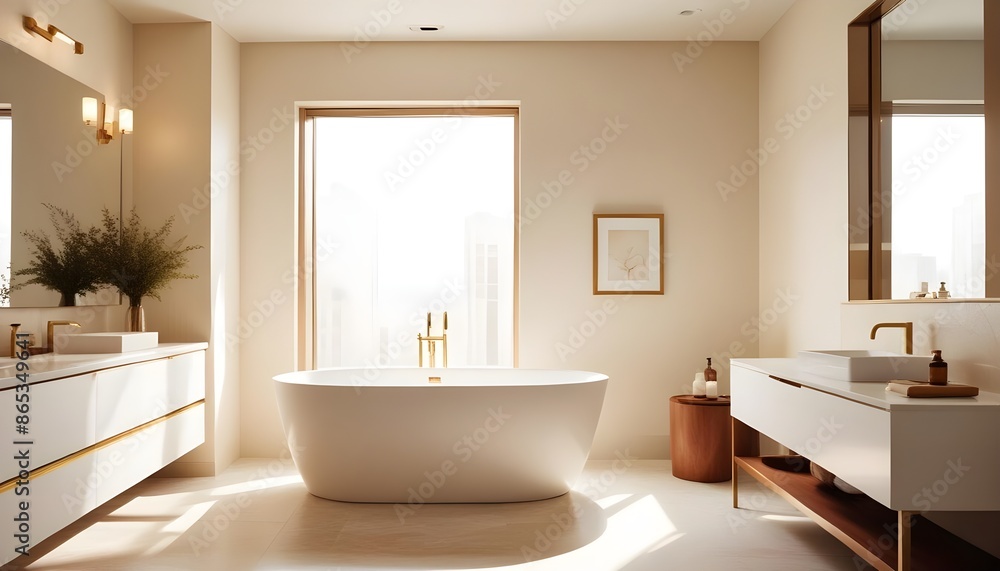 Photo interior modern design room 3d illustration Photo interior modern design room 3d illustration