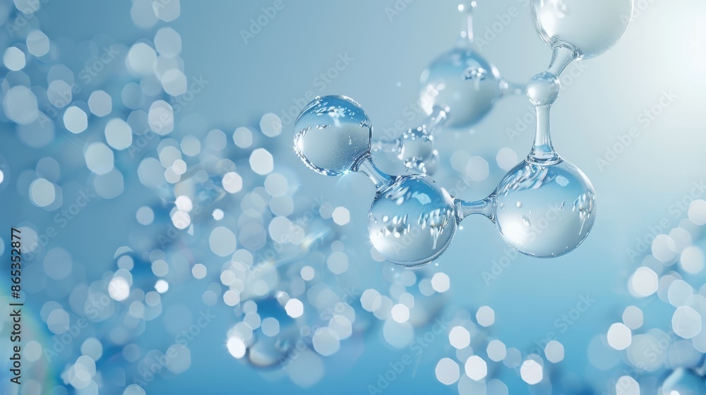 Biotechnology molecular structure rendered in 3D Biotechnology molecular structure rendered in 3D