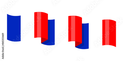 Vector illustration of wavy France flag on transparent background Free Download Vector illustration of wavy France flag on transparent background - GFXLoad