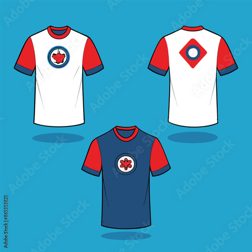 Men's slim-fitting polo shirts. A Lot of different polo-collar variants. Vector illustration. Fully editable handmade mesh.Vector illustration of women polo shirt template. Ai generate