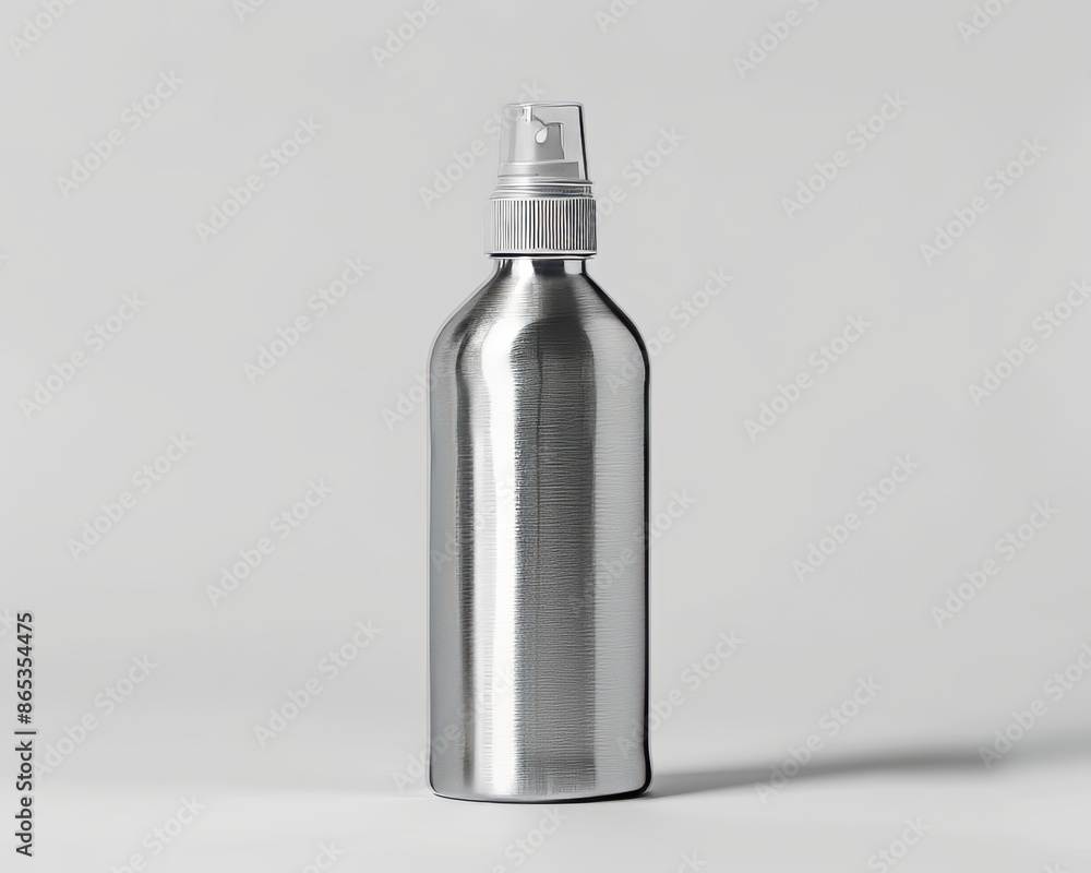 Isolated packaging for aluminum cosmetic spray bottles on transparent background, ready for mockup. Isolated packaging for aluminum cosmetic spray bottles on transparent background, ready for mockup.