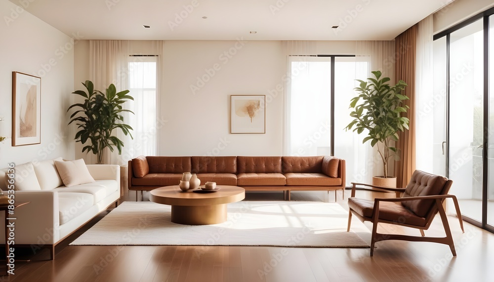 Photo interior modern design room 3d illustration Photo interior modern design room 3d illustration