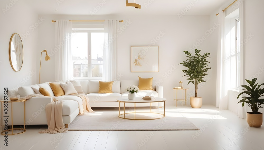 Photo interior modern design room 3d illustration Photo interior modern design room 3d illustration