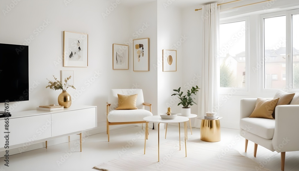 Photo interior modern design room 3d illustration Photo interior modern design room 3d illustration