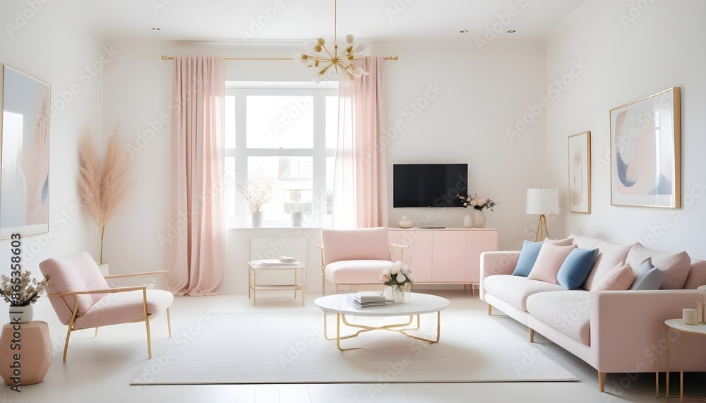 Photo interior modern design room 3d illustration Photo interior modern design room 3d illustration