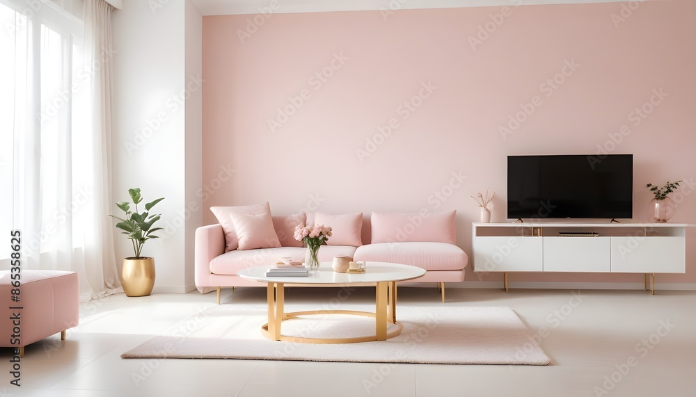Photo interior modern design room 3d illustration Photo interior modern design room 3d illustration