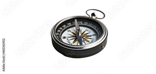 marine compass on transparent background photo