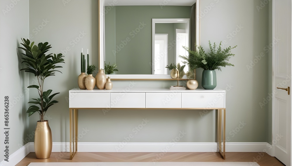 Fototapeta premium Photo interior modern design room 3d illustration