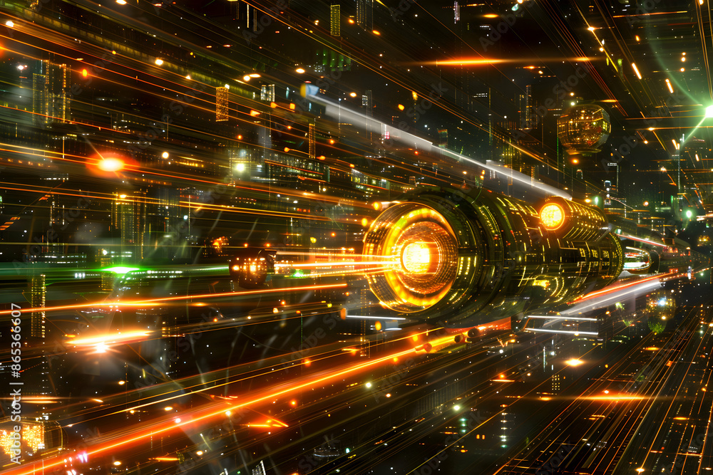 Futuristic Sci-Fi Movie Scene Futuristic Sci-Fi Movie Scene
