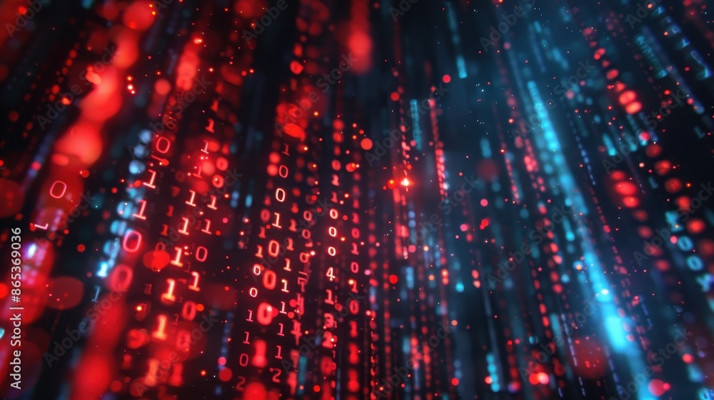 Abstract digital matrix background Abstract digital matrix background