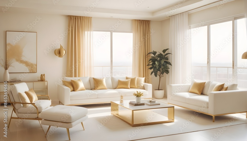 Photo interior modern design room 3d illustration Photo interior modern design room 3d illustration