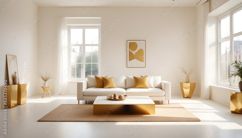 Photo interior modern design room 3d illustration Photo interior modern design room 3d illustration