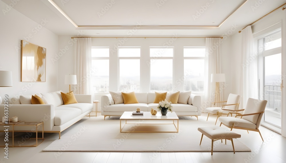 Photo interior modern design room 3d illustration Photo interior modern design room 3d illustration