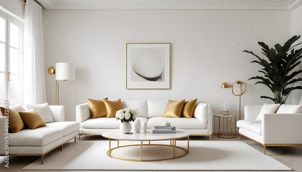 Photo interior modern design room 3d illustration Photo interior modern design room 3d illustration