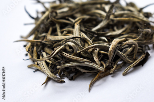 Loose Leaves Tea Isolated White