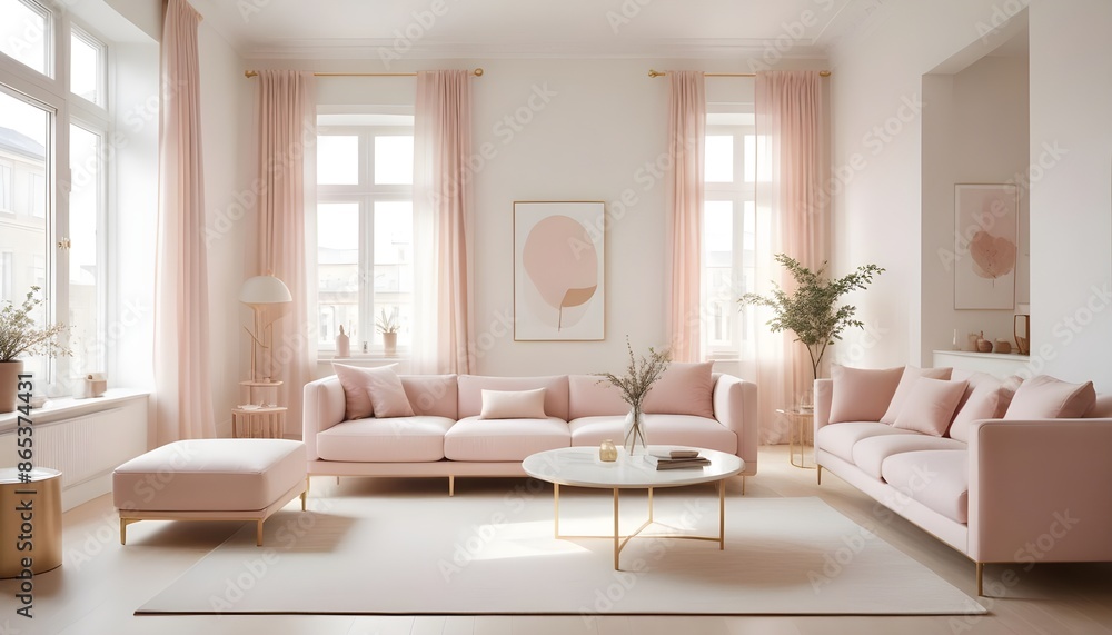 Photo interior modern design room 3d illustration Photo interior modern design room 3d illustration