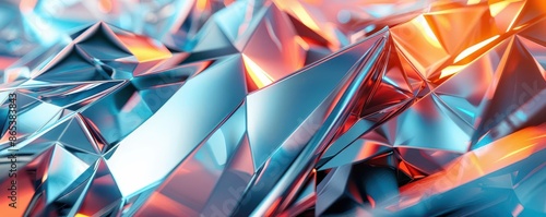 Create abstract art with futuristic elements using unexpected camera angles Combine geometric shapes with metallic textures for a visually striking outcome