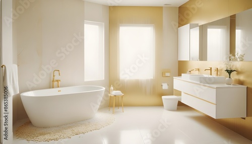 Photo interior modern design room 3d illustration