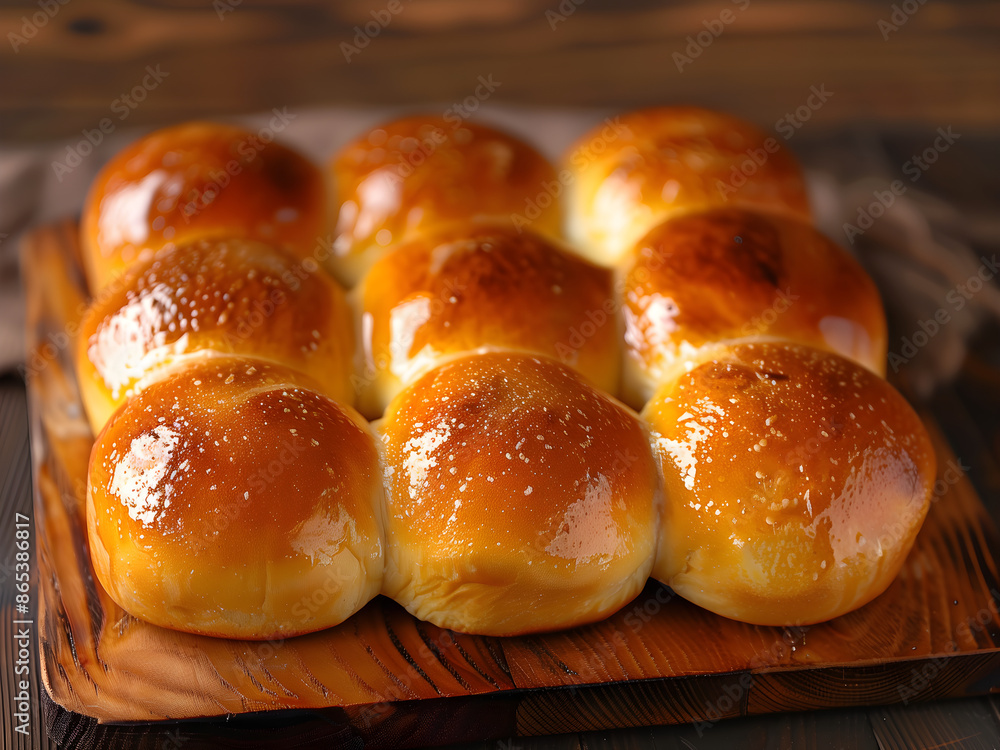 morning bread bun in the small rustic basket on the wooden table morning bread bun in the small rustic basket on the wooden table
