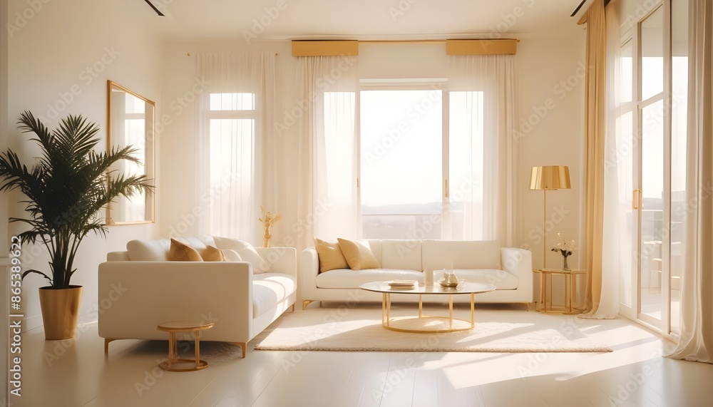 Photo interior modern design room 3d illustration Photo interior modern design room 3d illustration