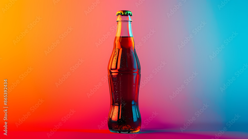 Glass bottle soda