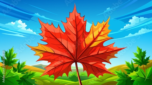 Beautiful reds from an acre in early summer.