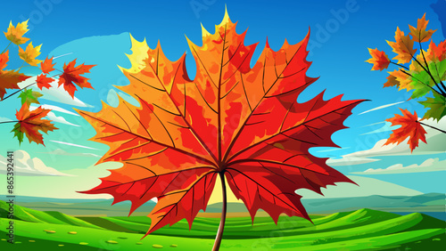 Beautiful reds from an acre in early summer.