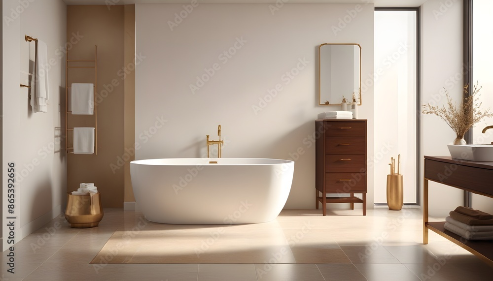Photo interior modern design room 3d illustration Photo interior modern design room 3d illustration