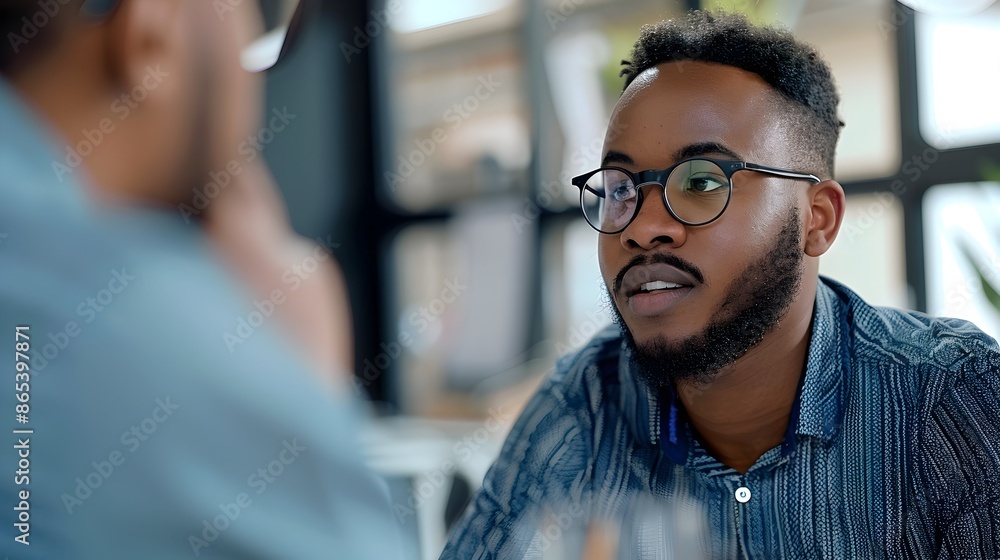 Interviewer Nodding in Agreement with Candidate During Job Interview Interviewer Nodding in Agreement with Candidate During Job Interview