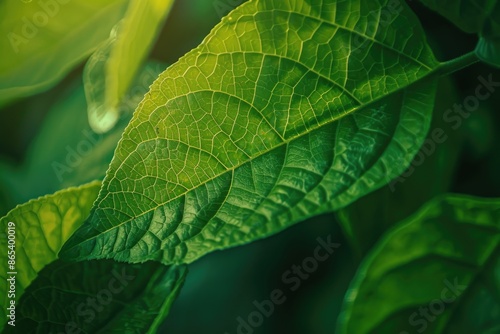 Leaf with water droplet