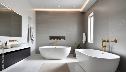 Wallpaper Mural Photo interior modern design room 3d illustration Torontodigital.ca