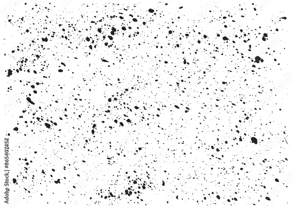 Black paint splashes grunge grainy texture. Ink drops vector background. Black paint splashes grunge grainy texture. Ink drops vector background.