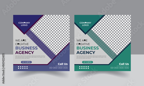modern Social media design template for business.