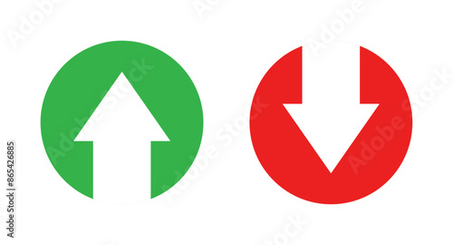 Arrow up and arrow down icon