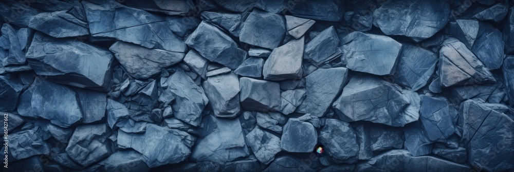 Stone Wall Texture in Cool Tones Stone Wall Texture in Cool Tones