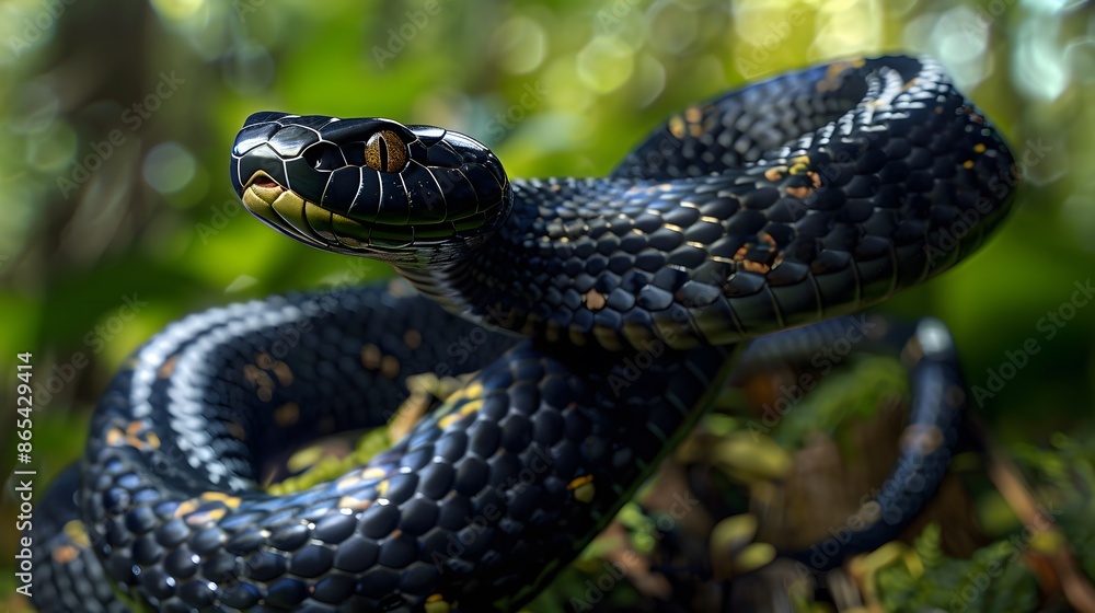 Obraz premium Eastern Indigo Snake.