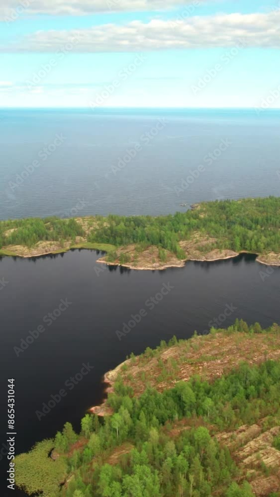 Aerial view of beautiful Finland landscape Aerial view of beautiful Finland landscape
