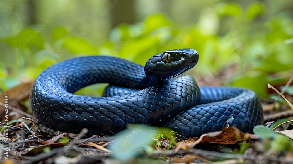 Obraz premium Eastern Indigo Snake. 