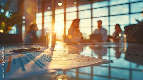 Wallpaper Mural Business Consulting meeting working and brainstorming new business project finance investment concept. Torontodigital.ca